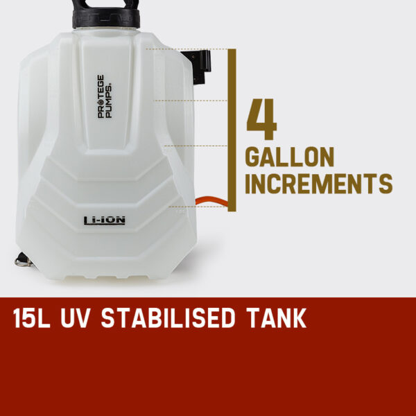 PROTEGE 15L Garden Weed Sprayer Multifunction Backpack Fertilizing Watering Farm - Image 2