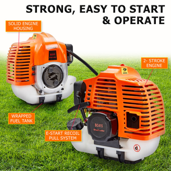 Garden Whipper Snipper Brush Cutter 43cc + 1 Blade - Image 5