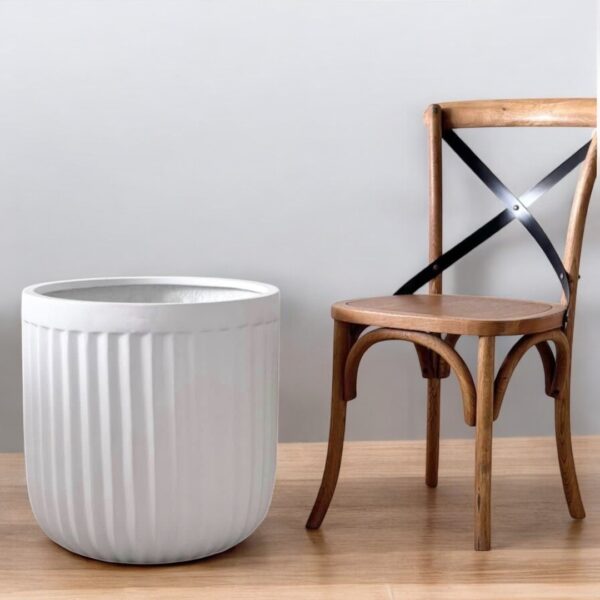 Ripple U Pots 50x50 - White